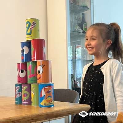 Schildkröt Tin Can Toss Game