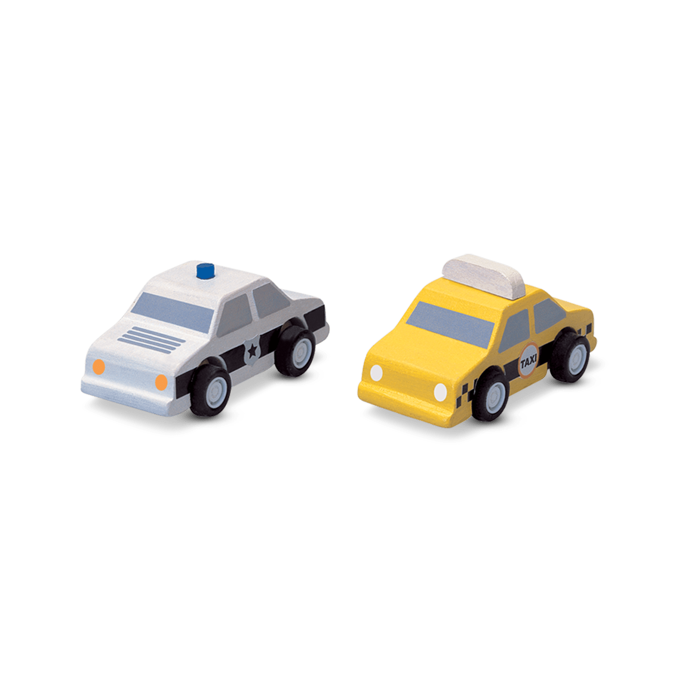 PlanToys City Taxi & Police Car