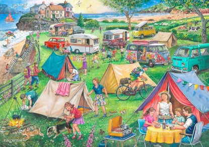 The House of Puzzles - No.10 Camping - Find the Difference - 1000 piece