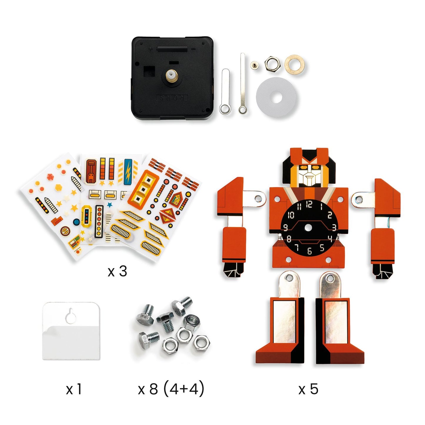 Djeco DIY Clocks To Create Robotime