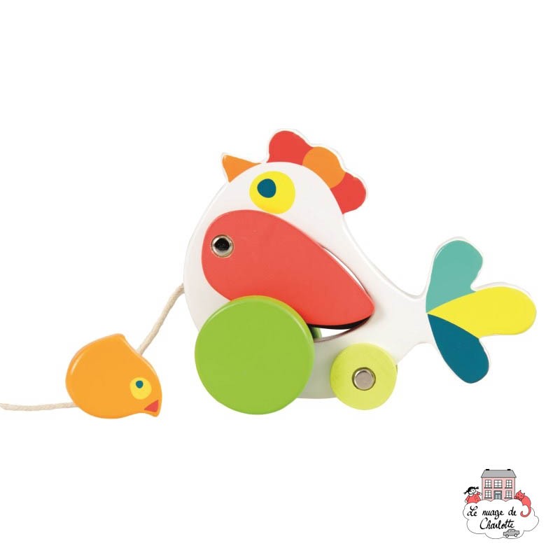Egmont Toys Pull-Along Chicken and Chick