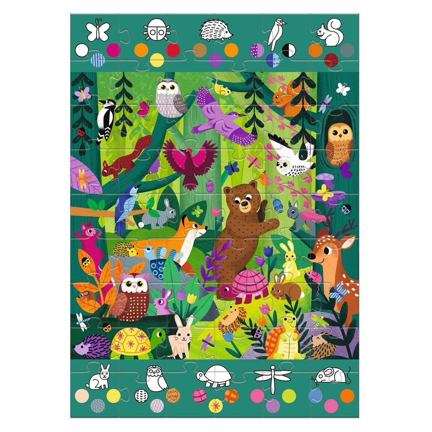 Djeco Forest Giant 54 Pce Observation Puzzle