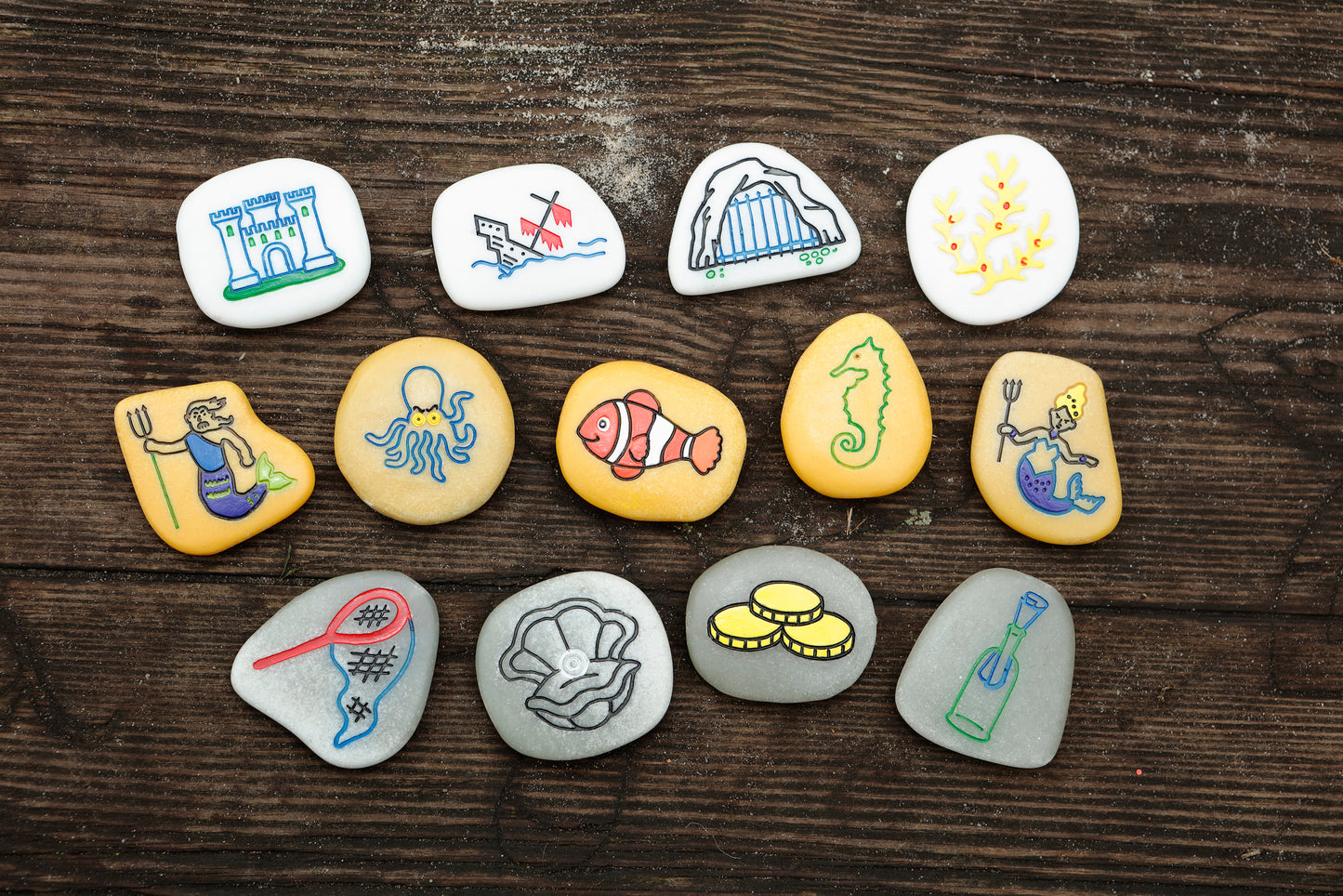 Yellow Door Story Stones - Under the Sea