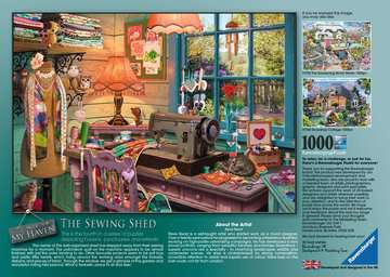 Ravensburger My Haven No 4. The Sewing Shed 1000pc Jigsaw Puzzle