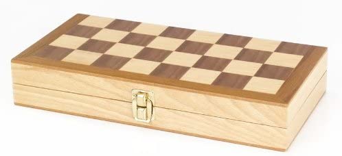 Goki Chess Set In A Wooden Hinged Case a