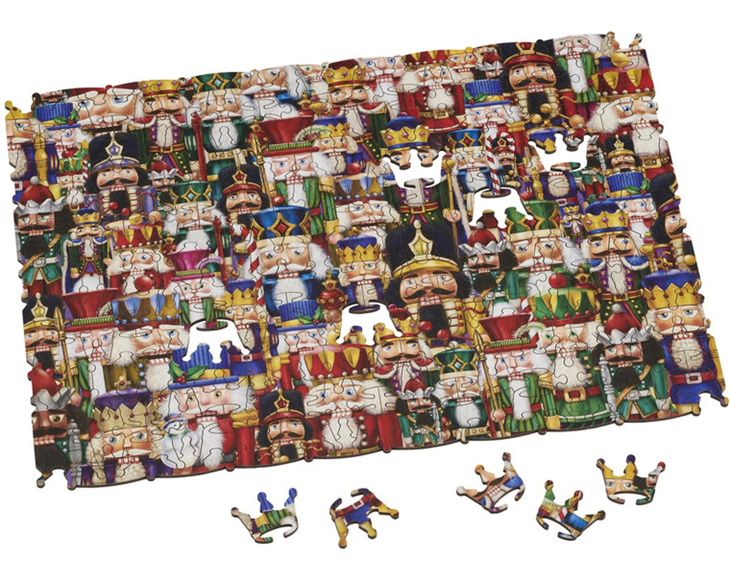 Wentworth Wooden Puzzles Extra Difficult Festival of Nutcrackers - Maxi 245 pcs
