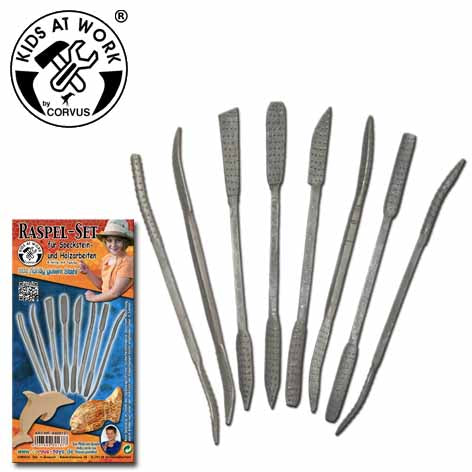 Kids At Work Rasp Kit 8 Pieces