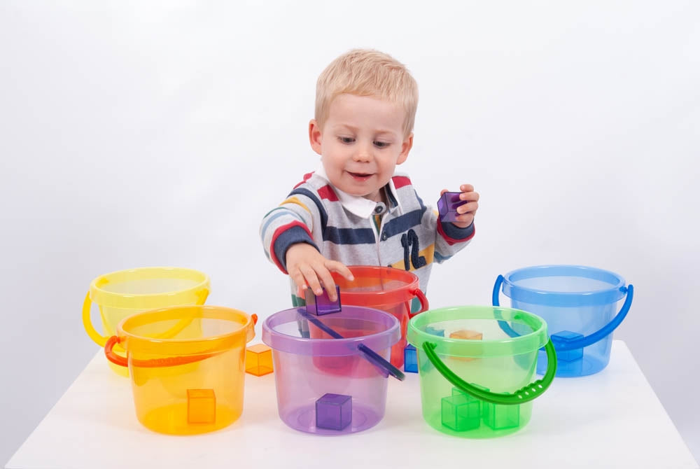 TickiT Translucent Colour Bucket Set