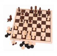 BigJigs Draughts & Chess Set
