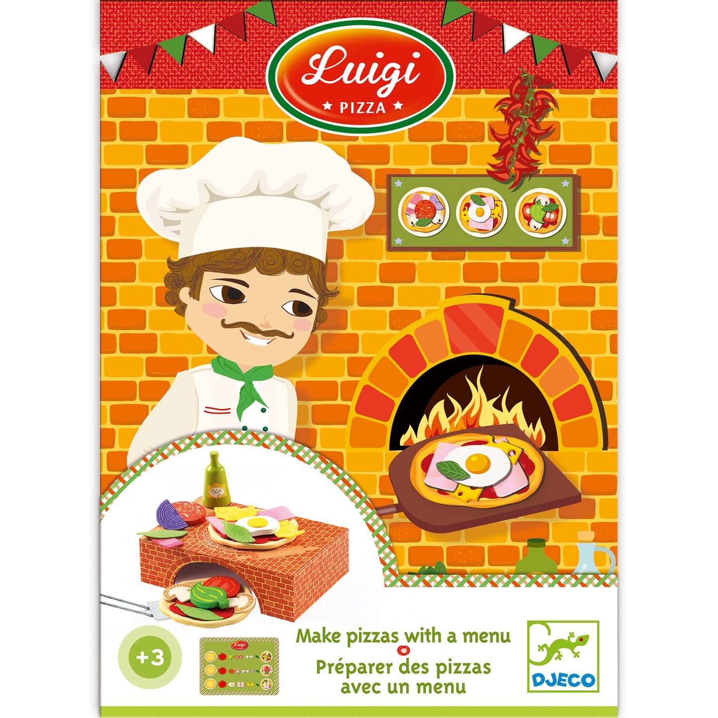 Djeco Luigi Pizza Role Playing Game