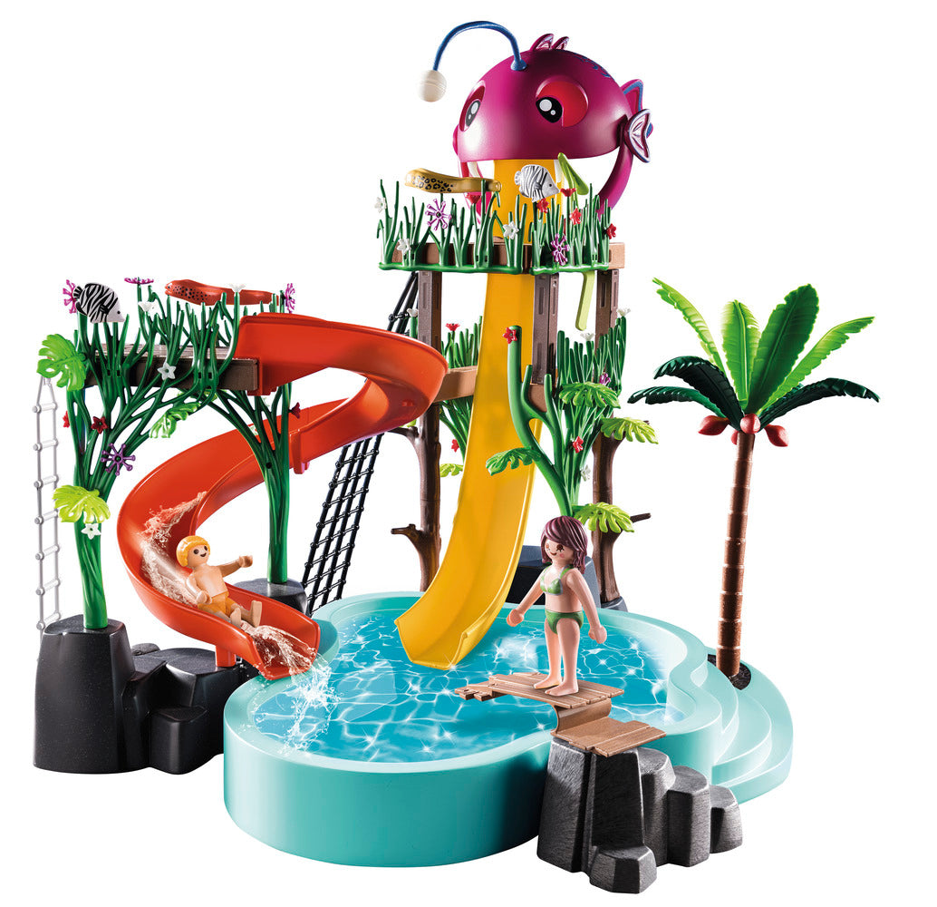 Playmobil 70609 Family Fun Aqua Park Water Park with Slides
