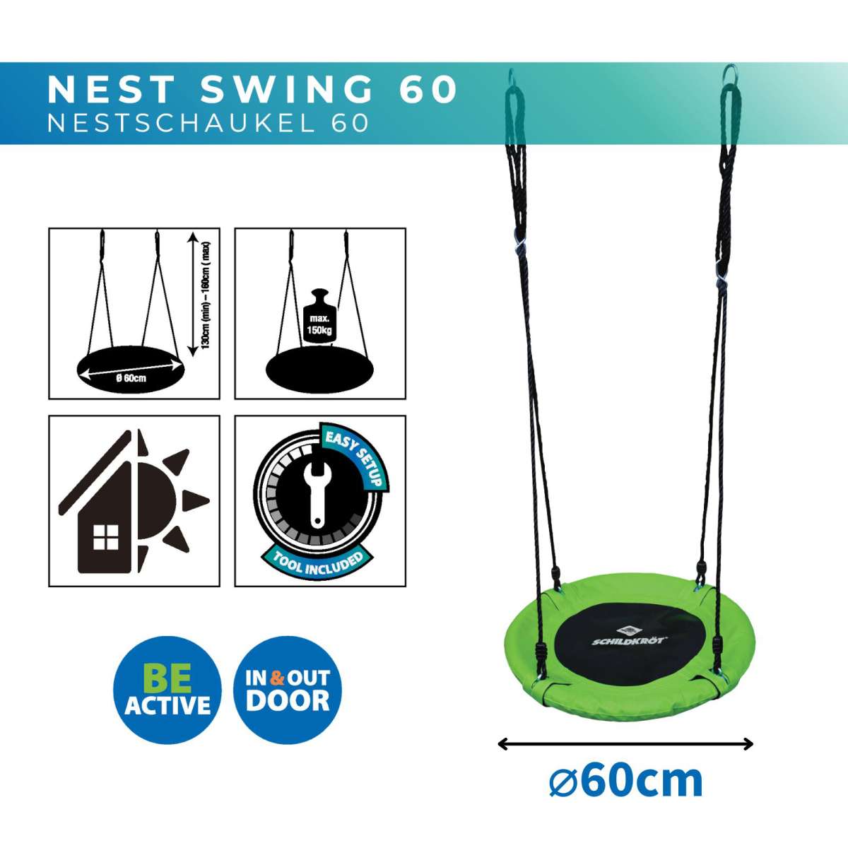 Schildkrot Nest Swing 60cm