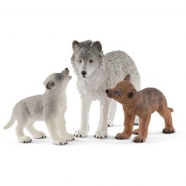 Schleich Mother Wolf with Pups