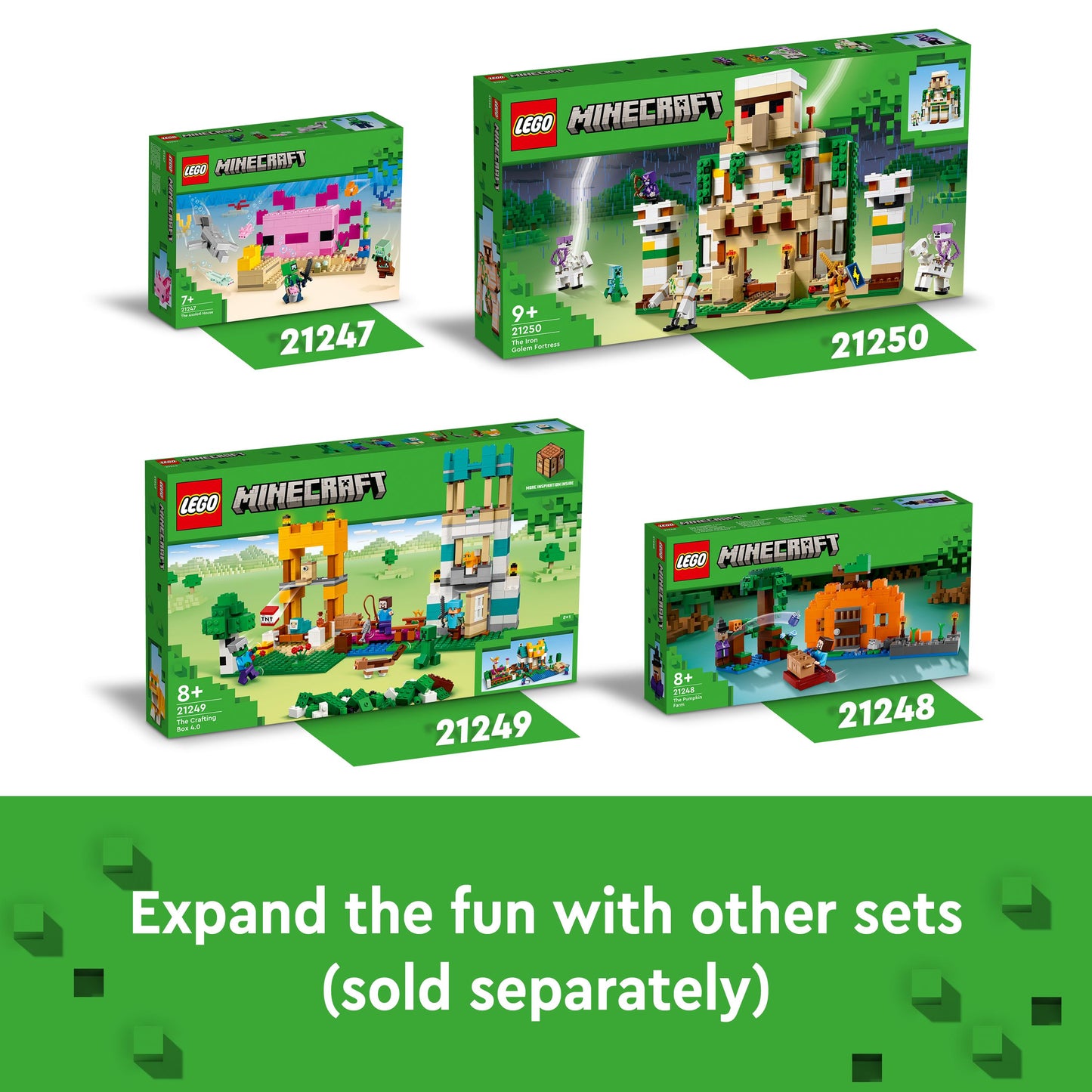 Lego Minecraft 21250 The Iron Golem Fortress (F)