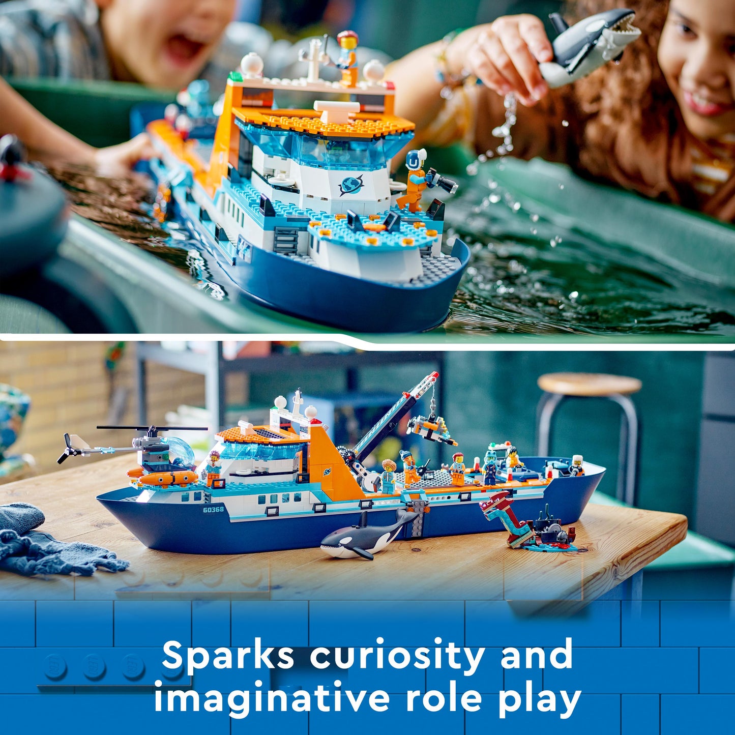 Lego City Exploration 60368 Arctic Explorer Ship (R)