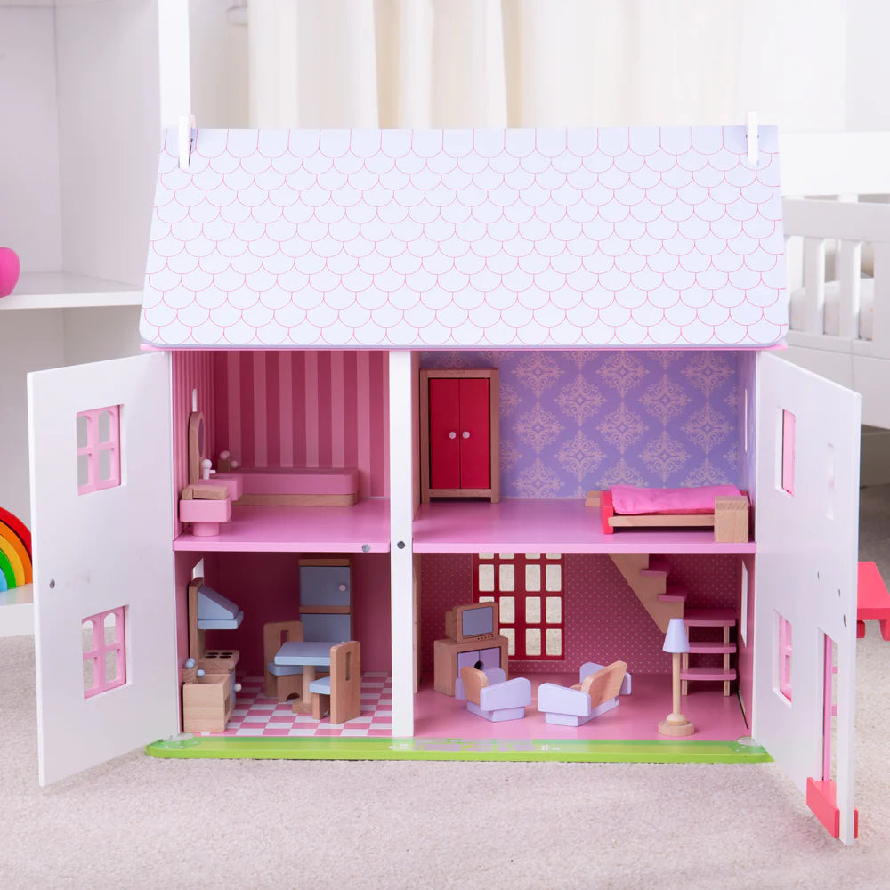 BigJigs Heritage Playset Rose Cottage