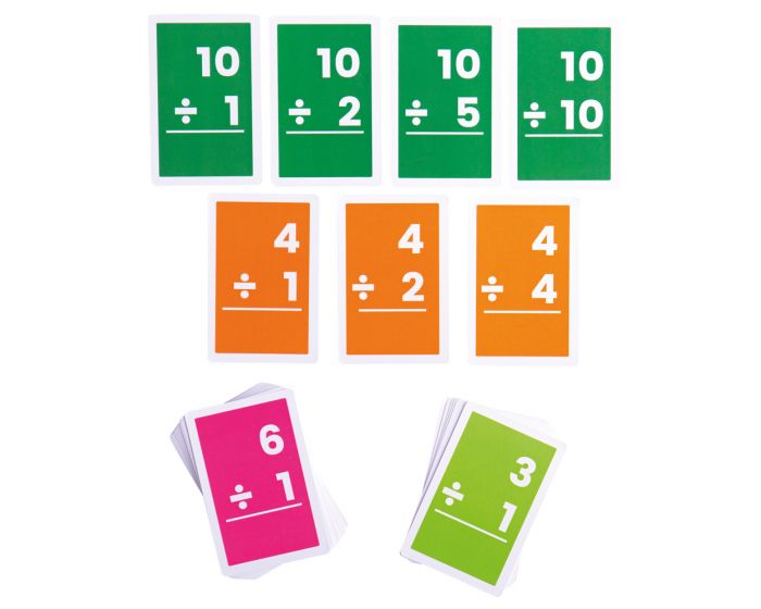 BigJigs Flashcards - Divisions 1-10 (1 Set)