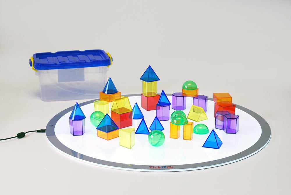 TickiT Translucent Geometric Shapes