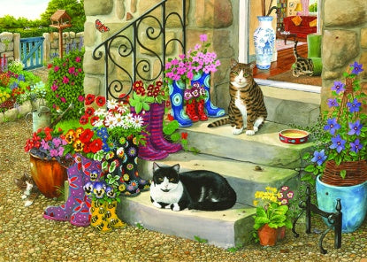 The House of Puzzles - Puss 'N Boots - Big 500 piece Jigsaw
