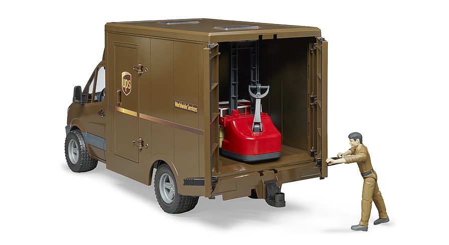 Bruder MB Sprinter UPS With Driver & Accessories