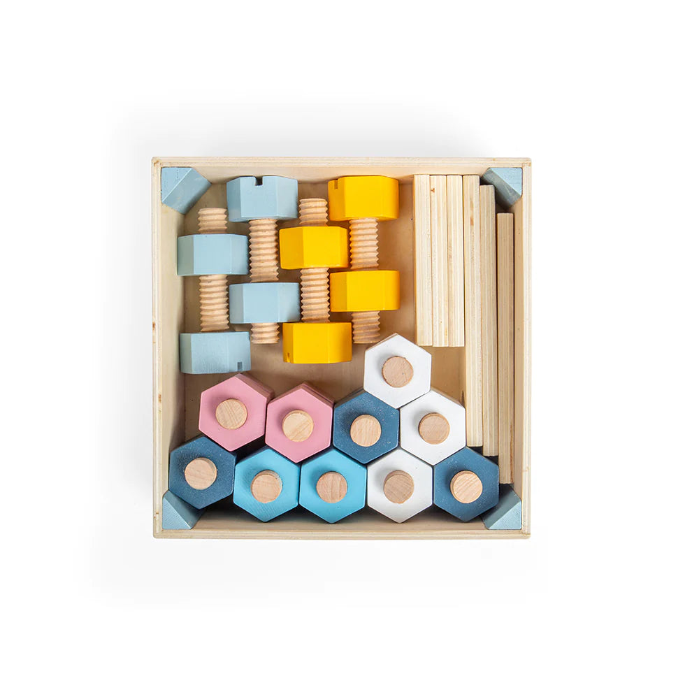 BigJigs Crate of Nuts and Bolts