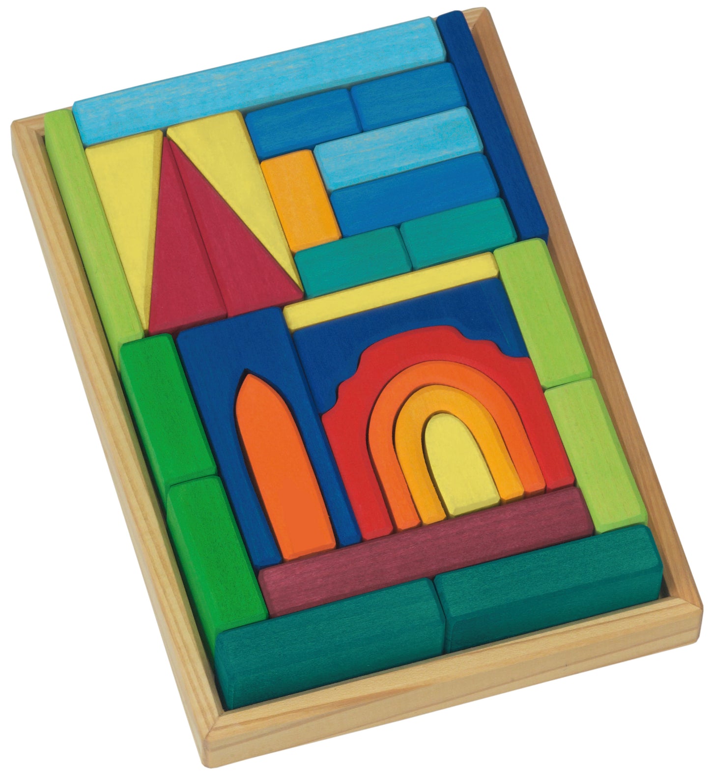 Gluckskafer 29 Piece Church Blocks Set