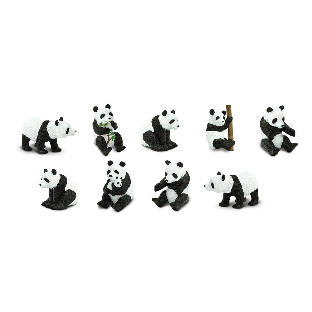 Safari Toob Pandas ( 9 Pieces)