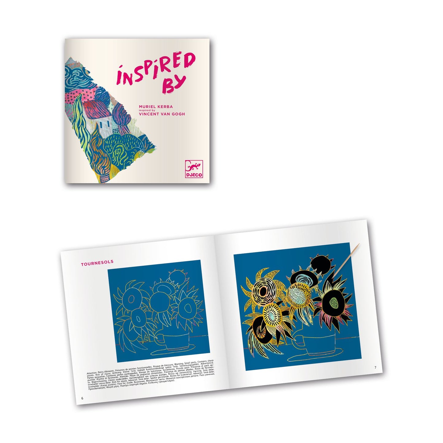 Djeco The South Inspired By Vincent Van Gogh Scratch Cards
