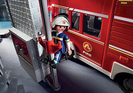 Playmobil 71603 Action Heroes: Fire Station with Fire Truck