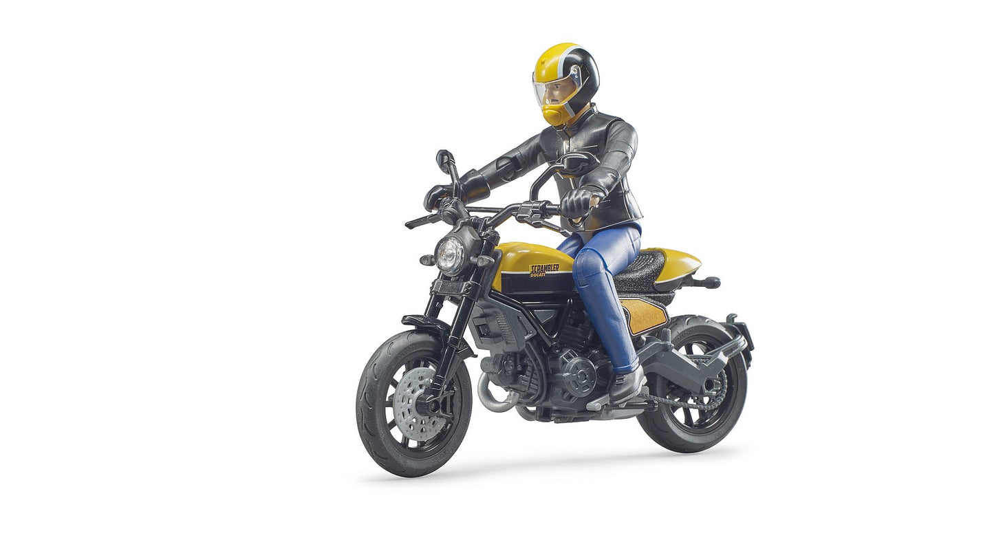 Bruder Bworld Scrambler Ducati With Driver