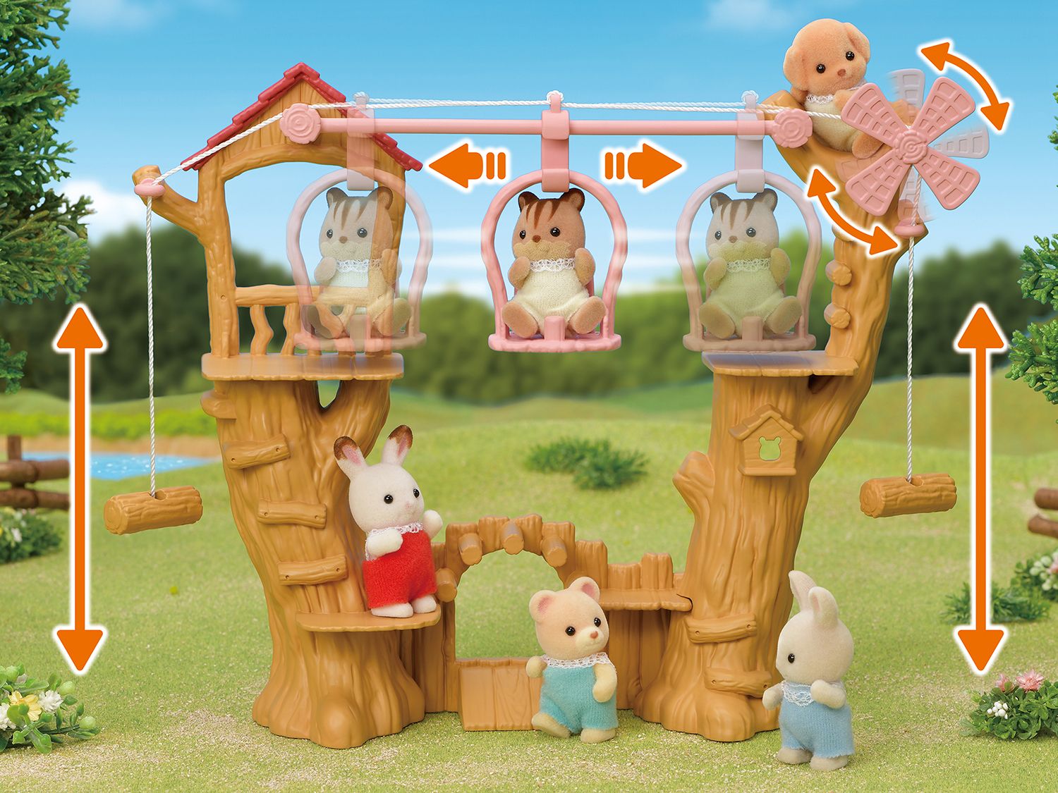 Sylvanian Families Baby Ropeway Park
