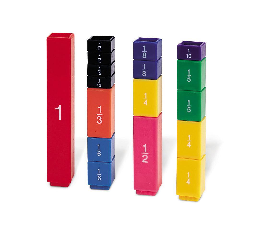 Learning Resources Fraction Tower Fraction Cubes