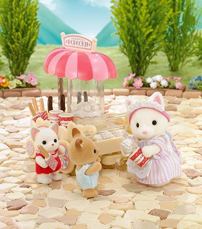 Sylvanian Families Popcorn Cart