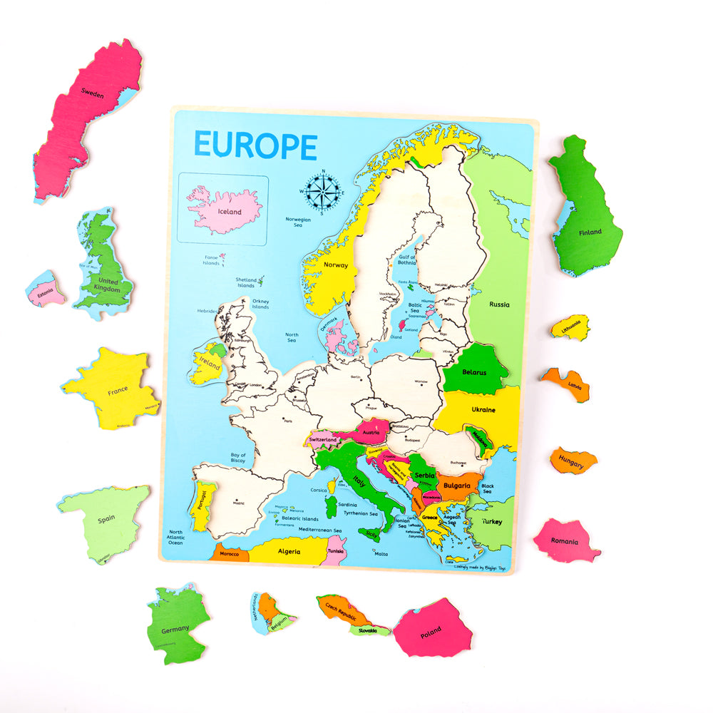 BigJigs Europe Inset Puzzle