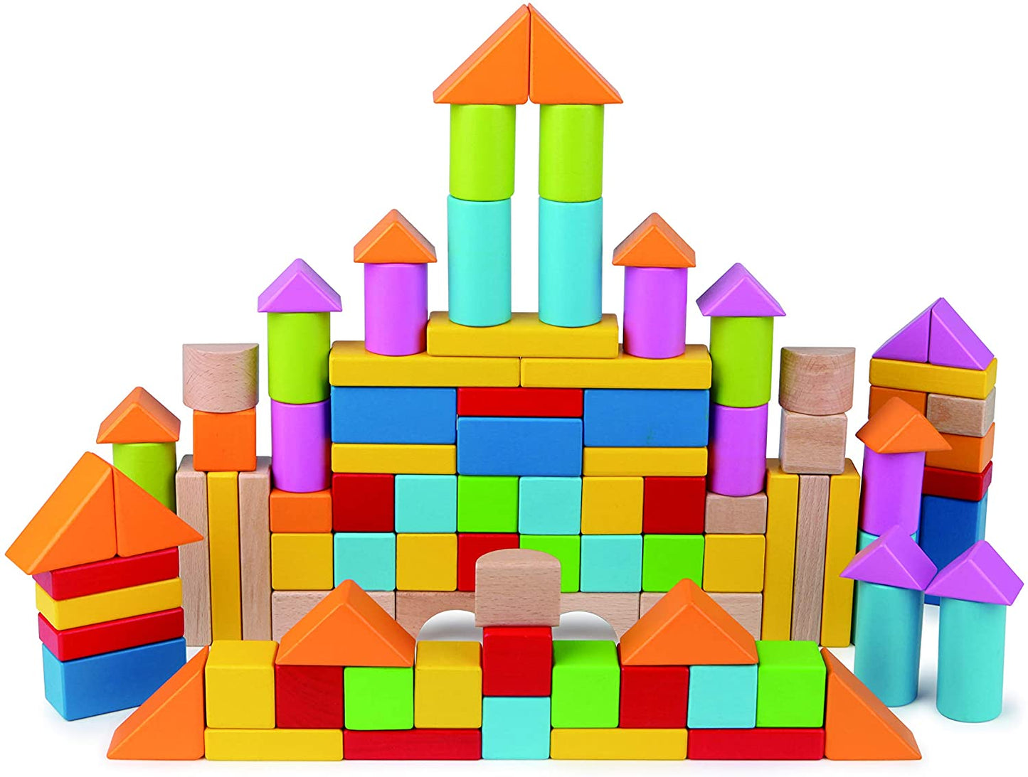 Hape Wonderful Beech Blocks - 101 Pcs.