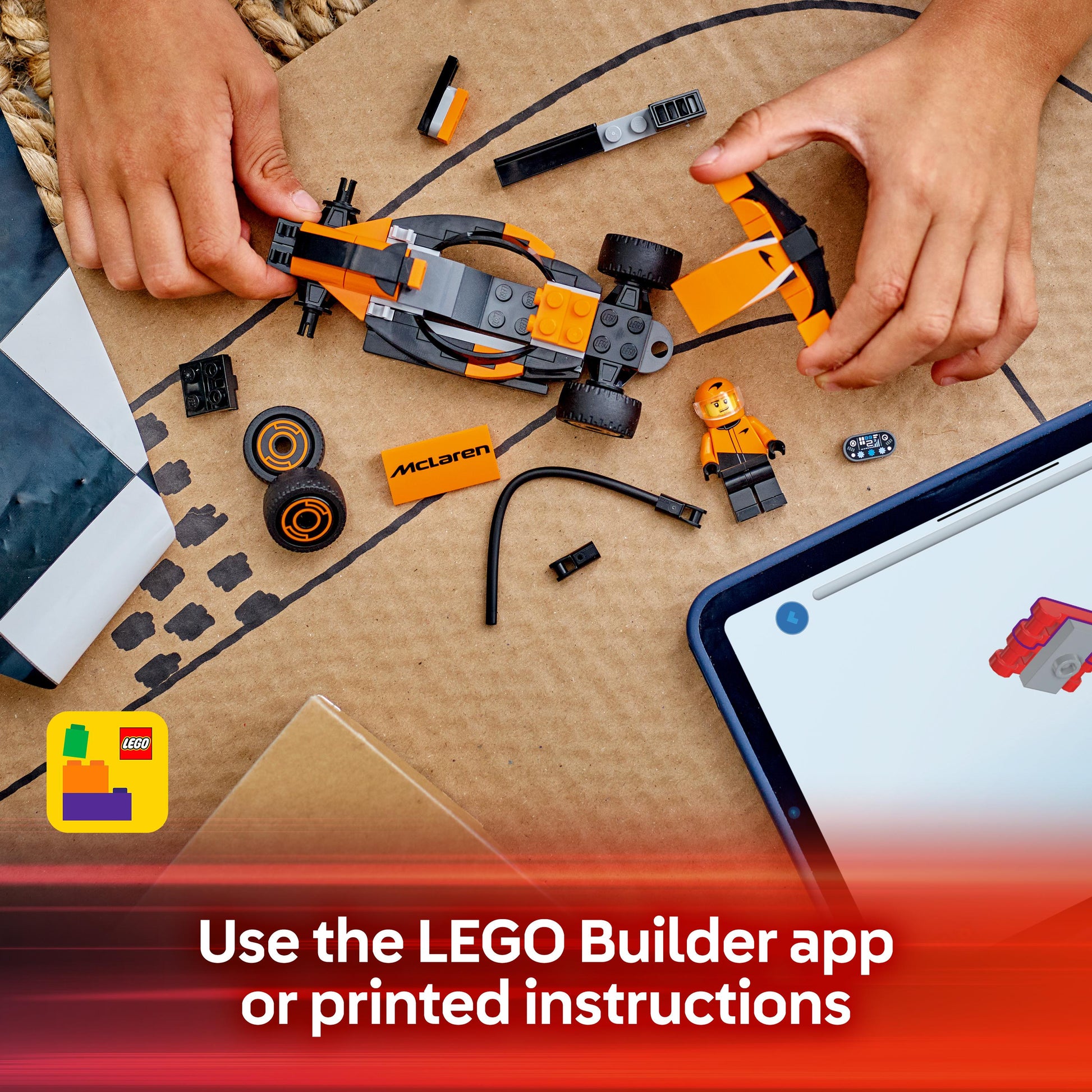 Lego City Formula 1 60442 F1® Driver with McLaren Race Car