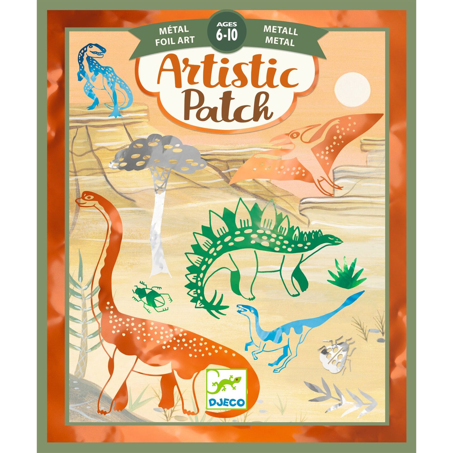 Djeco Artistic Patch Metal Dinosaurus (F)