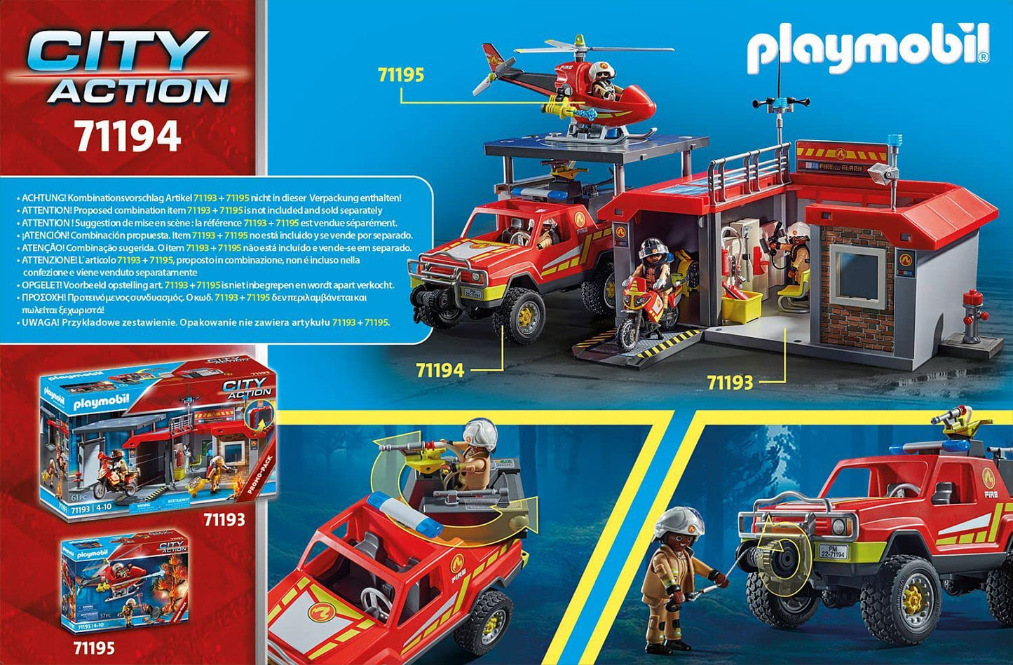 Playmobil 71194 Fire Rescue Truck
