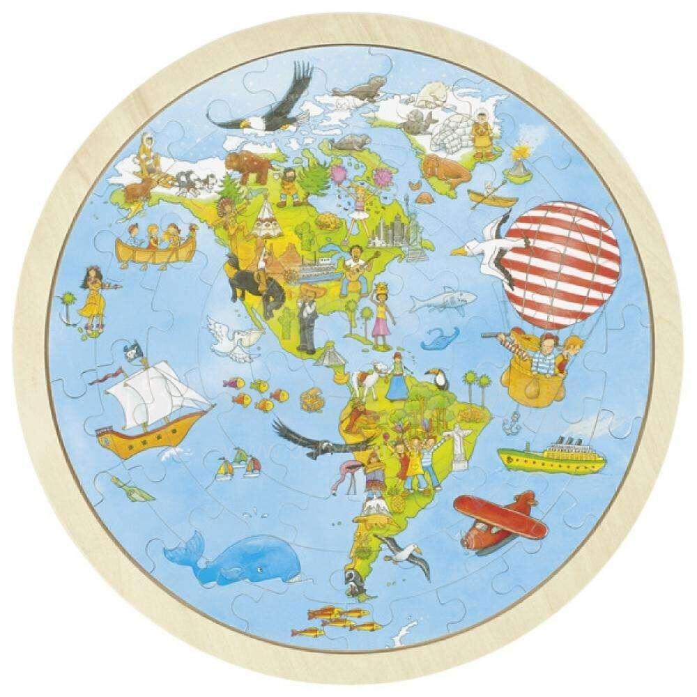 Goki Puzzle On World Tour Peggy Diggledey