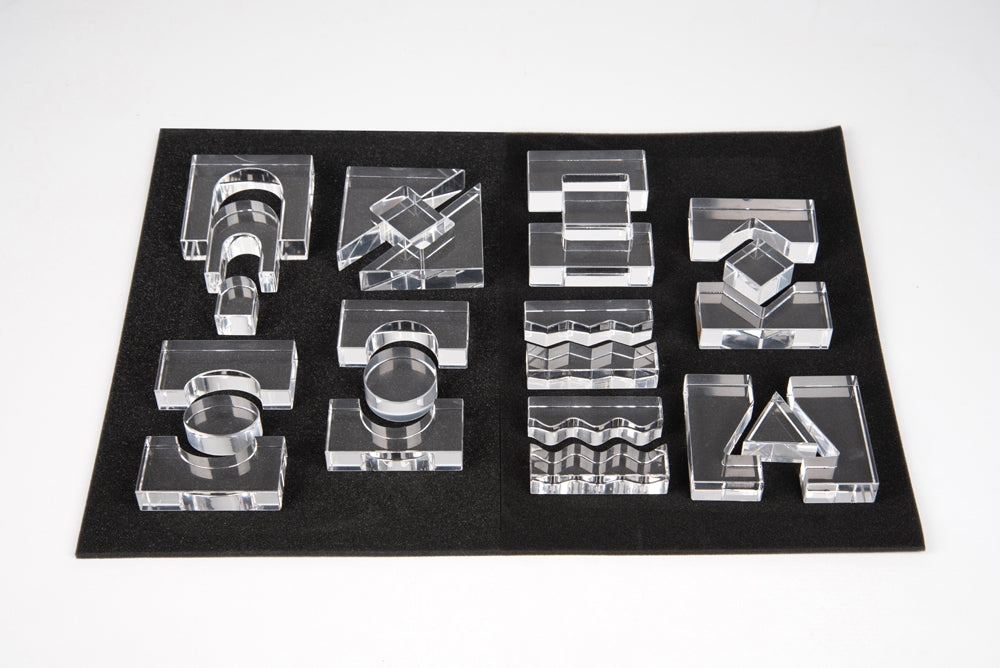 TickiT Clear Crystal Block Set