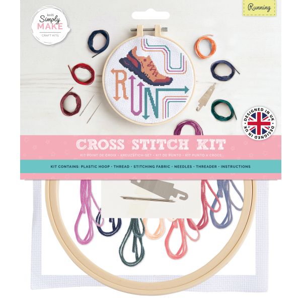 Simply Make Cross Stitch Kit- Running