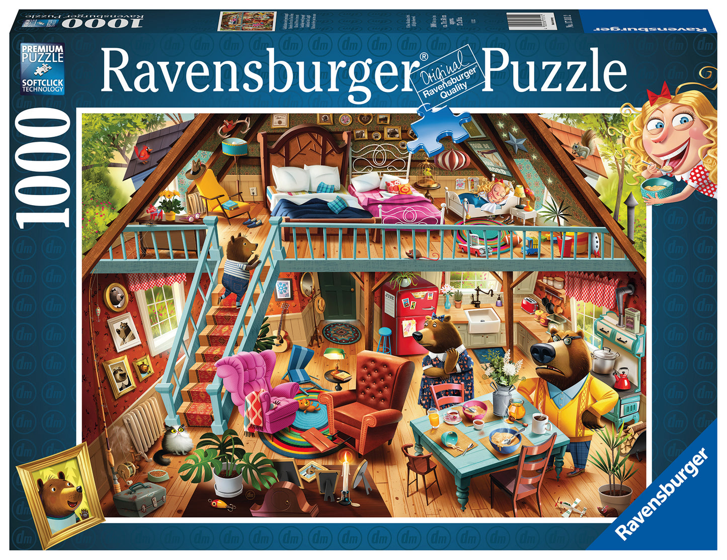 Ravensburger Goldilocks Gets Caught! 1000pc