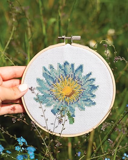RHS Cross Stitch Kit-Blue Lotus