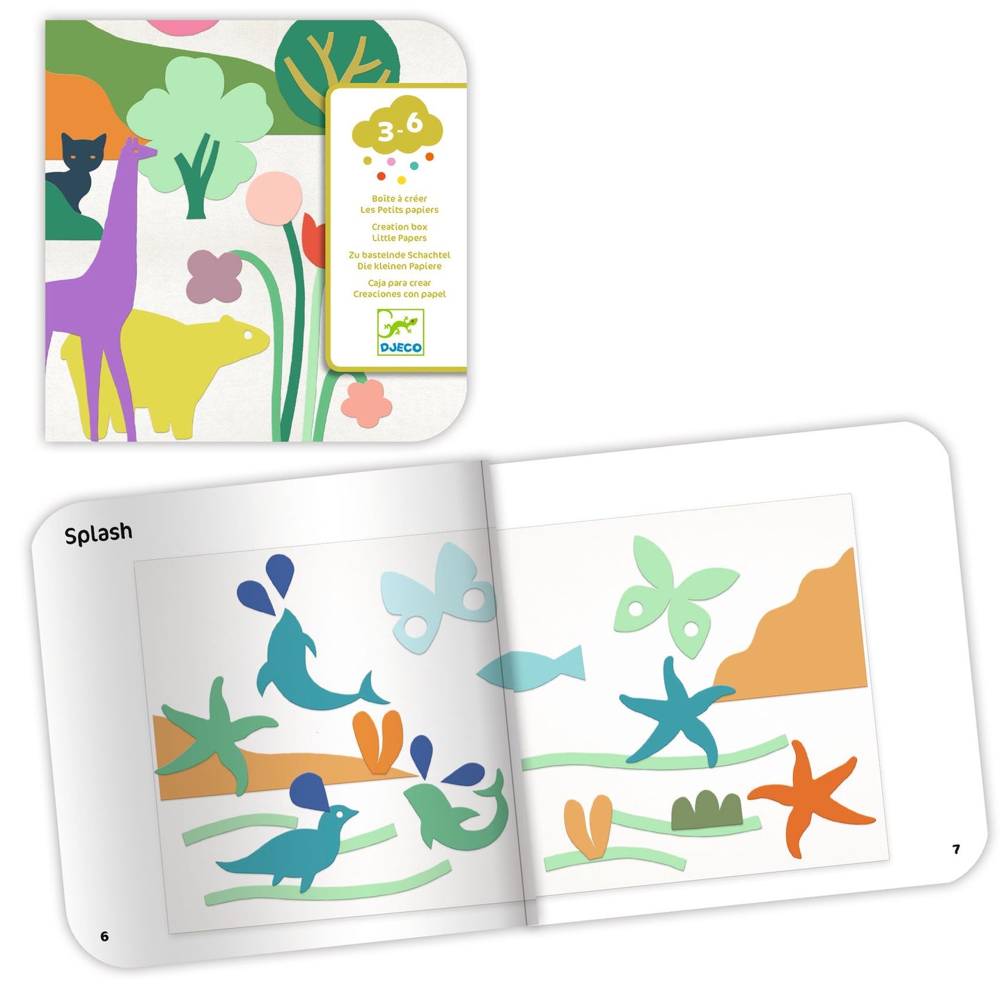 Djeco Creation Box Little Papers