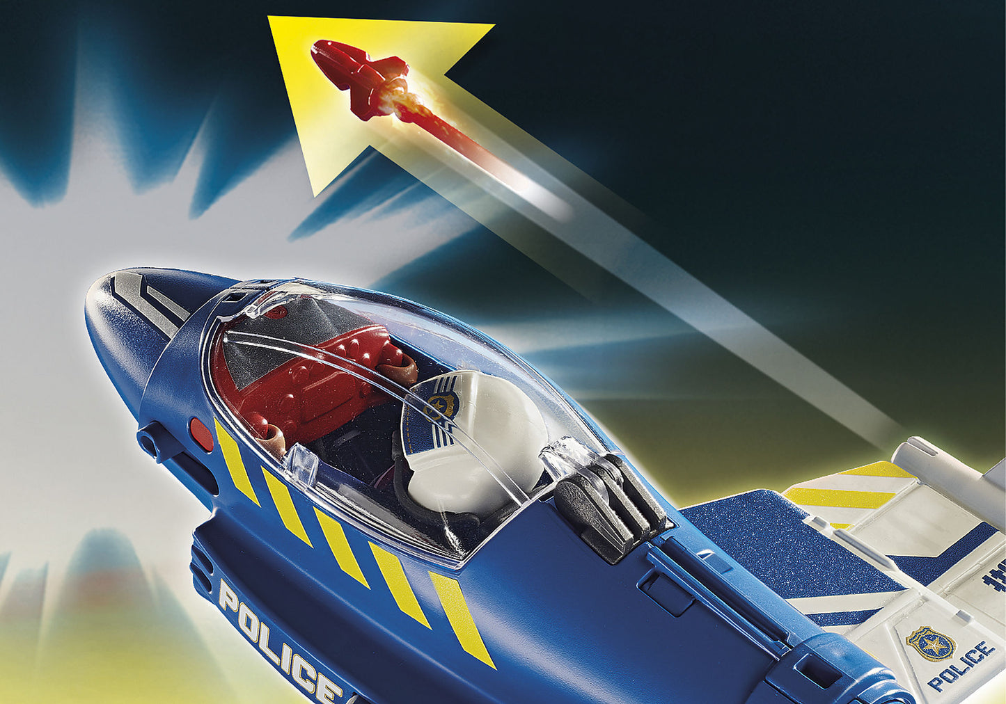 Playmobil 70780 City Action Police Jet with Drone