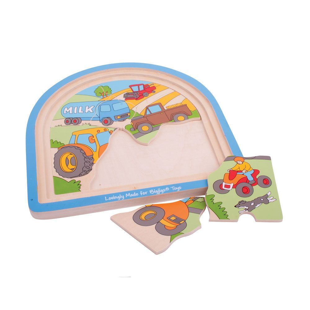 BigJigs House Arched Puzzle