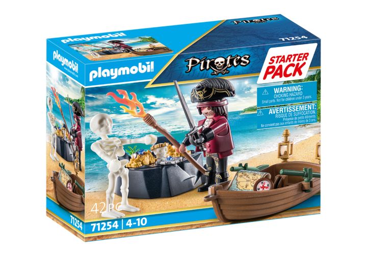 Playmobil 71254 Pirate With Rowboat Starter Pack