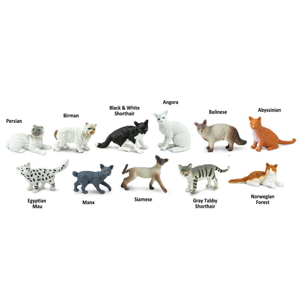 Safari Toob Domestic Cats (11 Pieces)