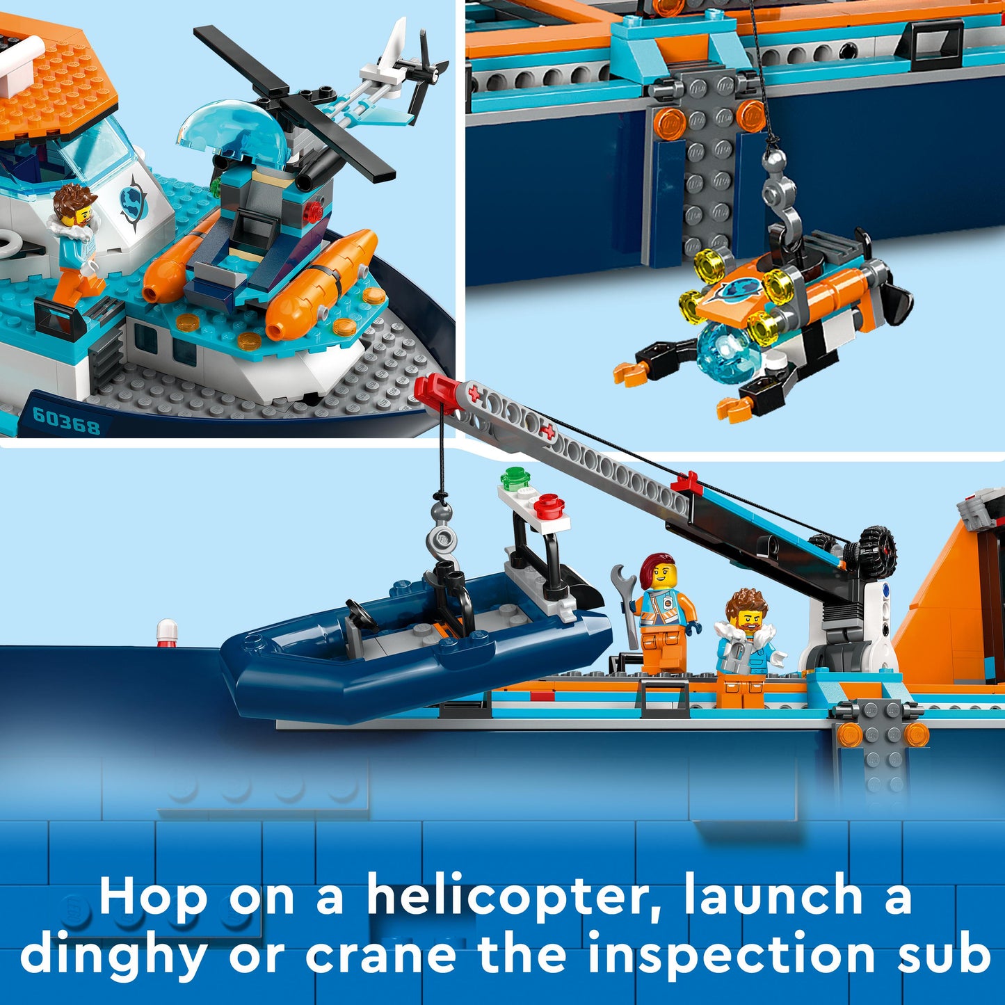 Lego City Exploration 60368 Arctic Explorer Ship (R)