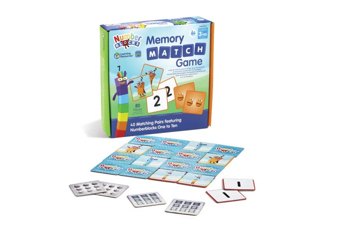 Learning Resources Numberblocks Memory Match Game